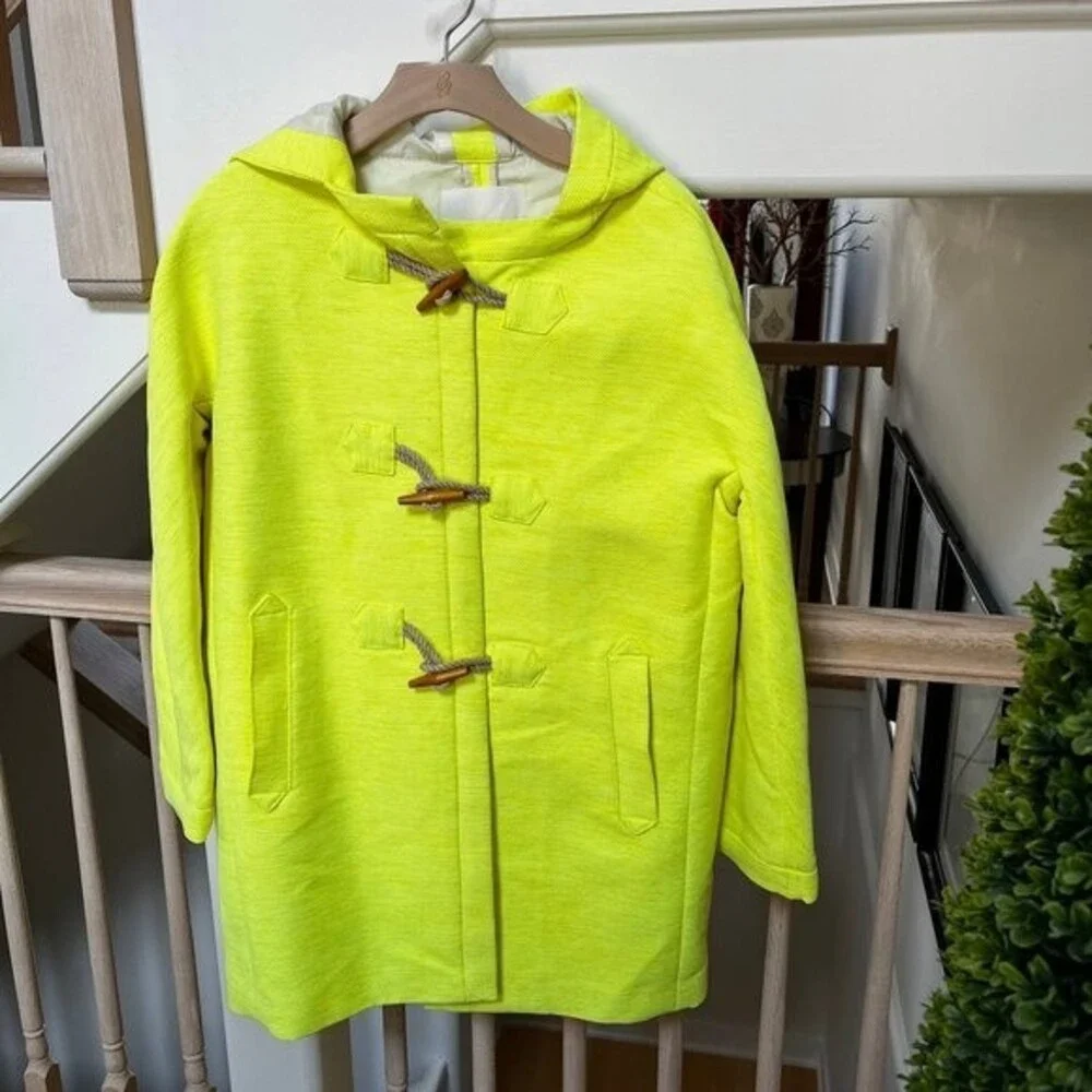 J. Crew Collection Basket Weave Toggle Coat 6 NWOT - Picture 6 of 10